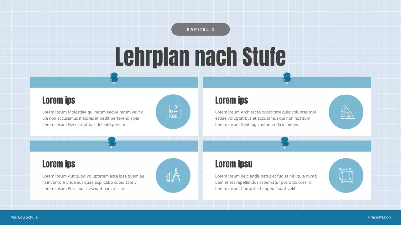 Eine Einführung in die blau-graue gemütliche Mathe-Schule