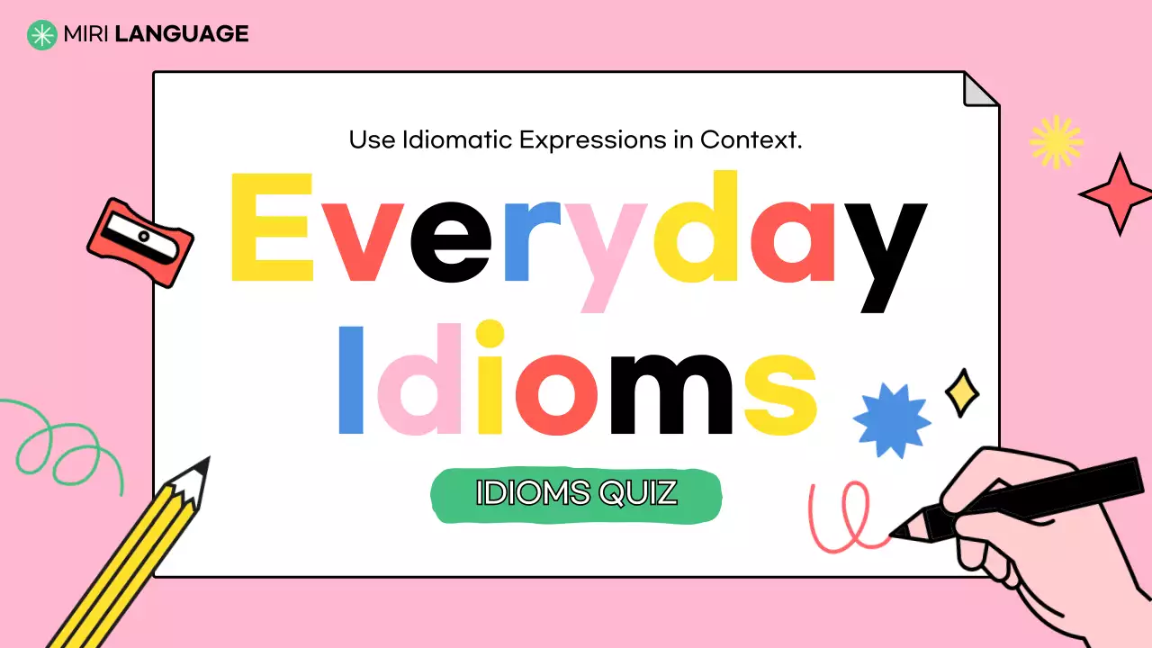 Pink Trendy Language Quiz Presentation