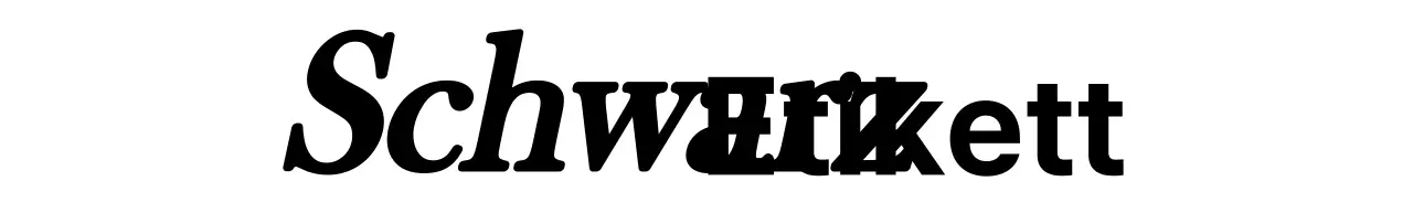 Einfaches, stilvolles Logodesign mit schwarzer Textvariante