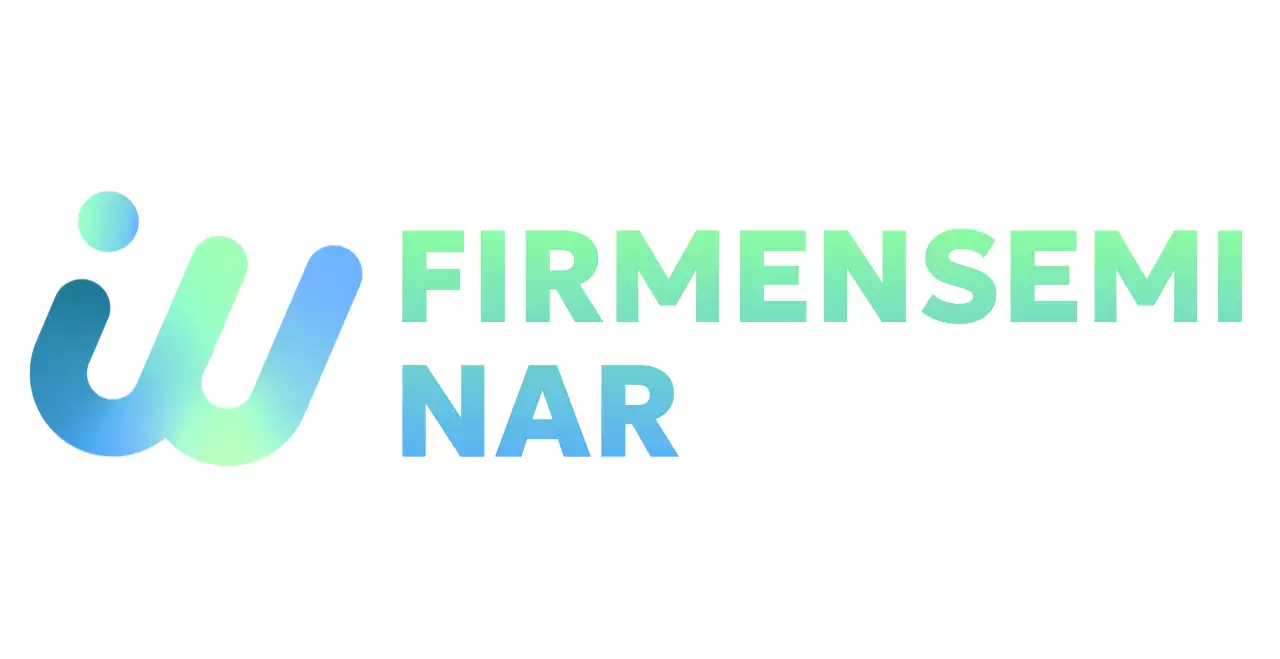 Firmenseminar mit farbenfrohem Ambiente und Logo mit Farbverlauf