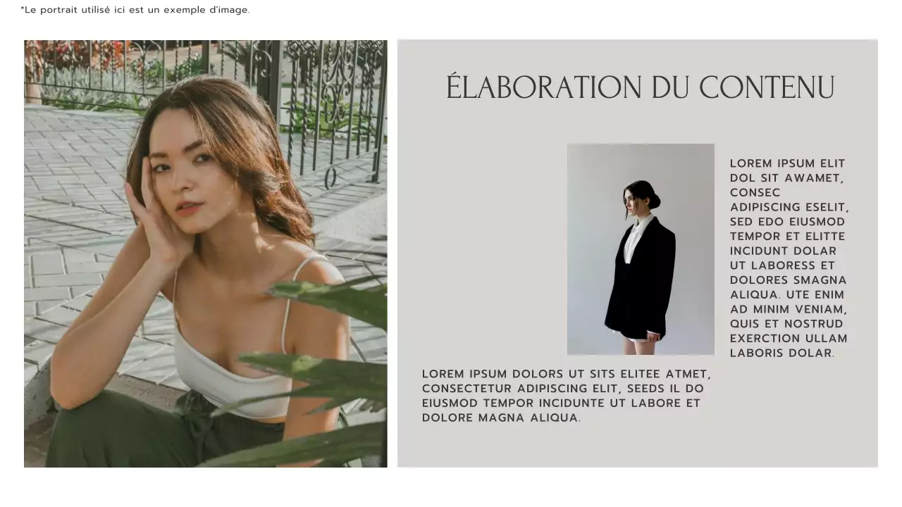 Gris et kaki Tendance Fashion Stylist Blog Promotion