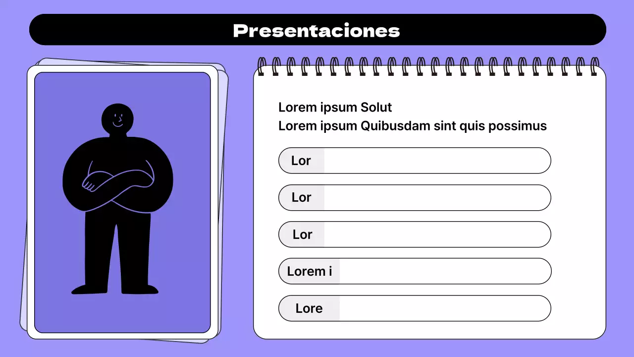 Pop-art malva tarjeta de preguntas planificador