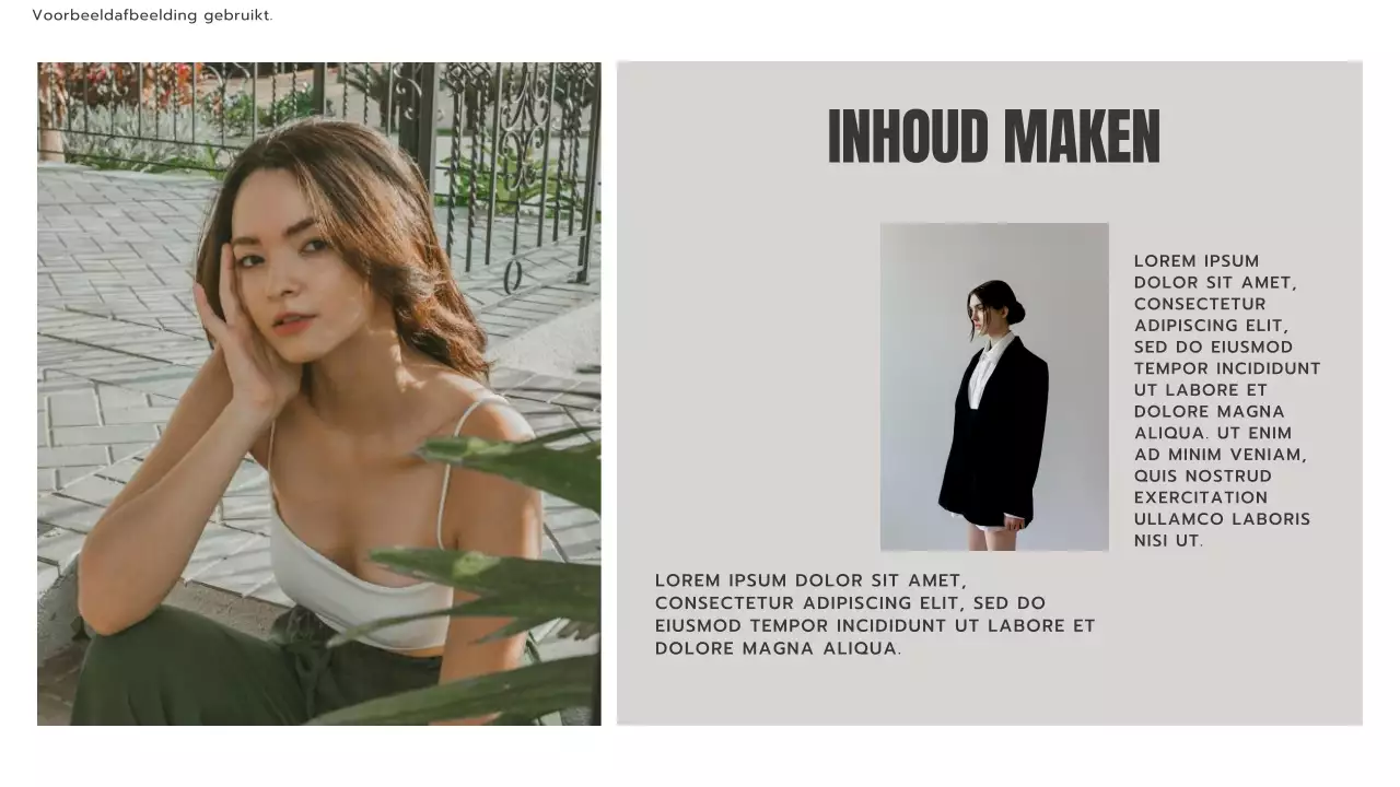 Grijs en Khaki Trend Mode Stylist Blog Promotie