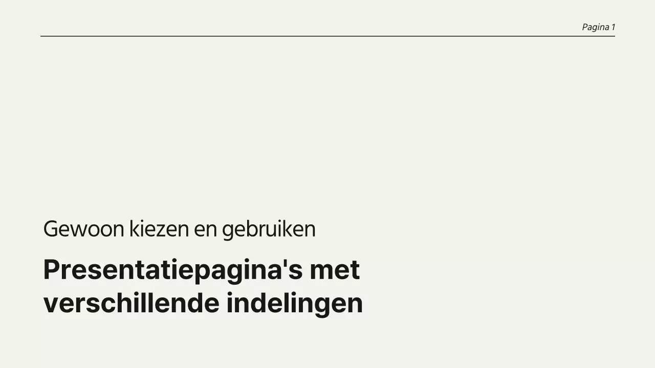 Trend Presentatiepagina's in beige en zwart met verschillende indelingen Product Pitch