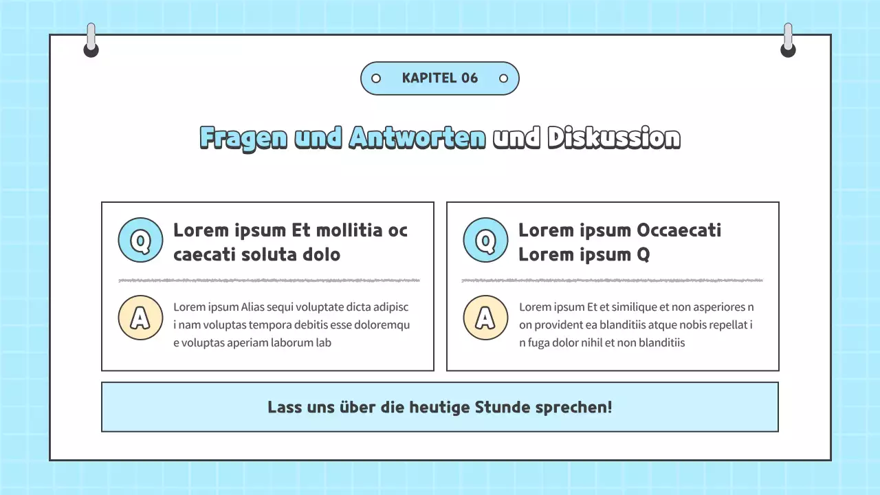 Hellblaue Elternbeobachtung Unterrichtsressourcen
