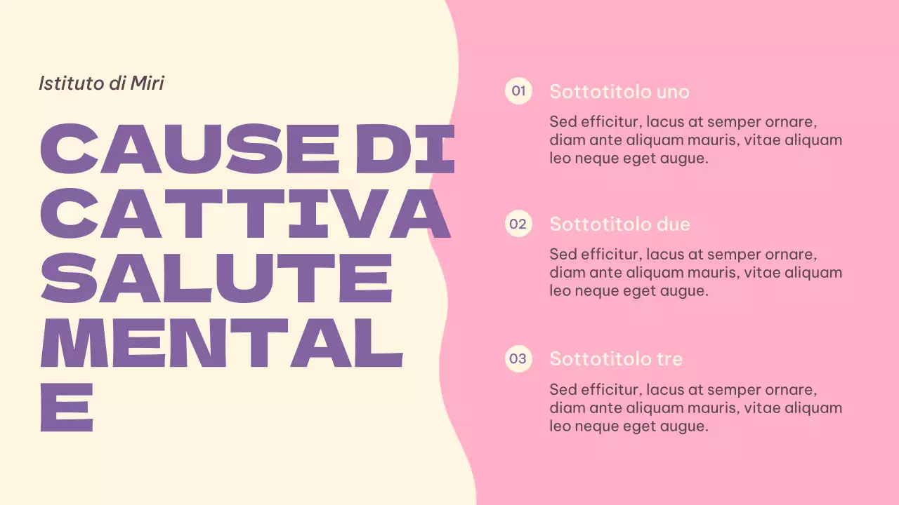 Guida rosa semplice alla salute mentale