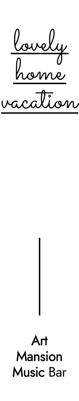 ユニークな書体を活用したカフェデザイン