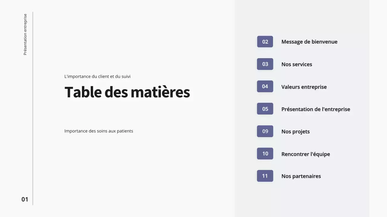 Purple Blue Modern Business Introduction de l'entreprise