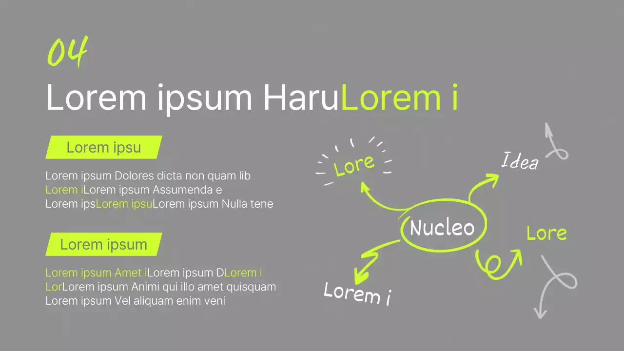 Tutorial di calligrafia semplice in grigio e colori fluorescenti