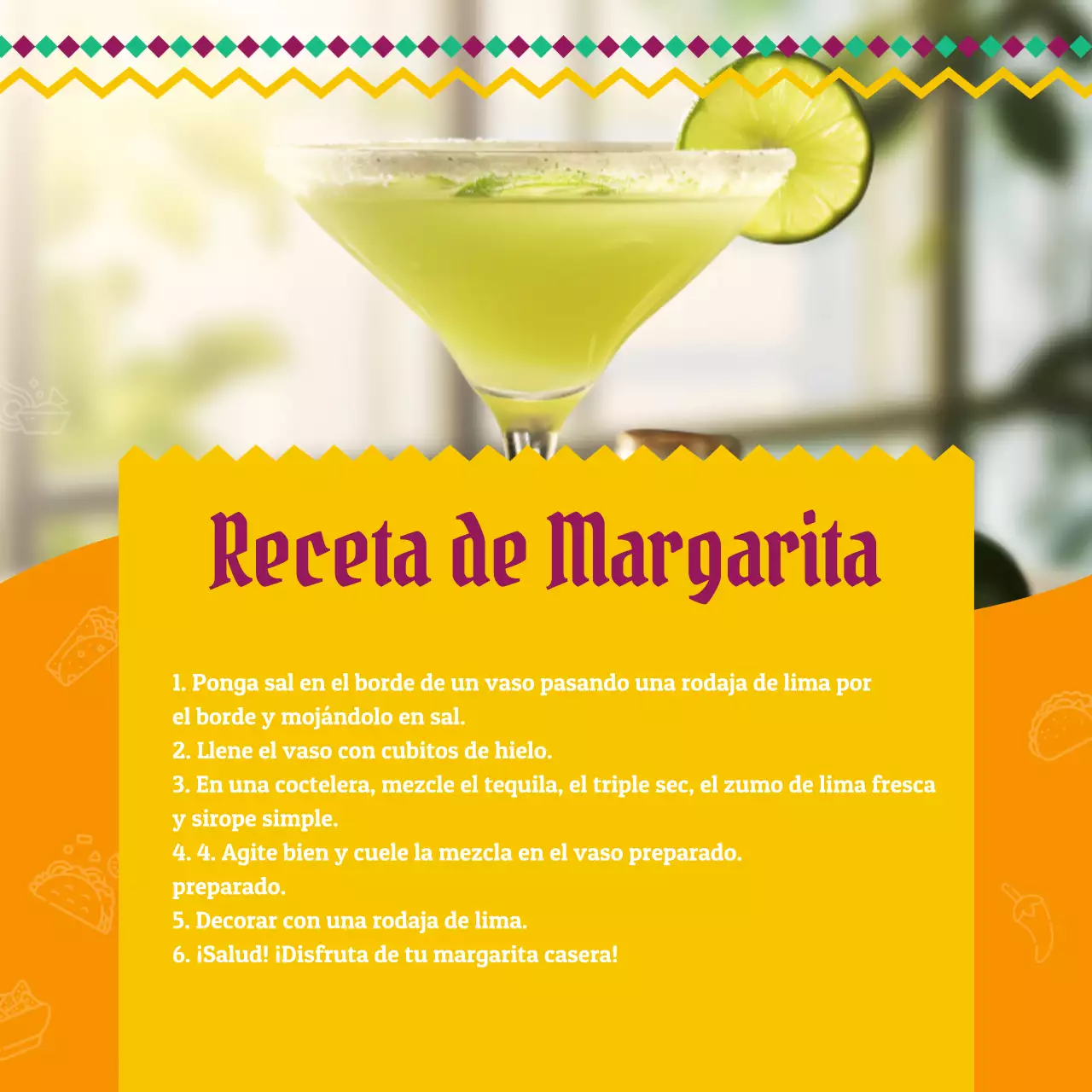 Yellow Traditional Cinco de Mayo Recipe