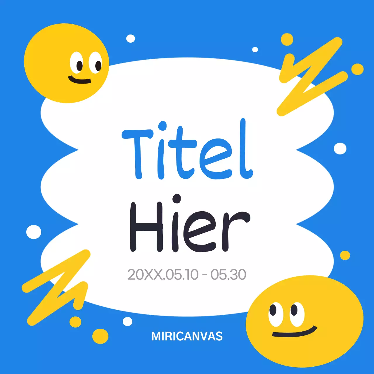 Umrahmung der Haupttitel für einen Knalleffekt in Regenbogenfarben