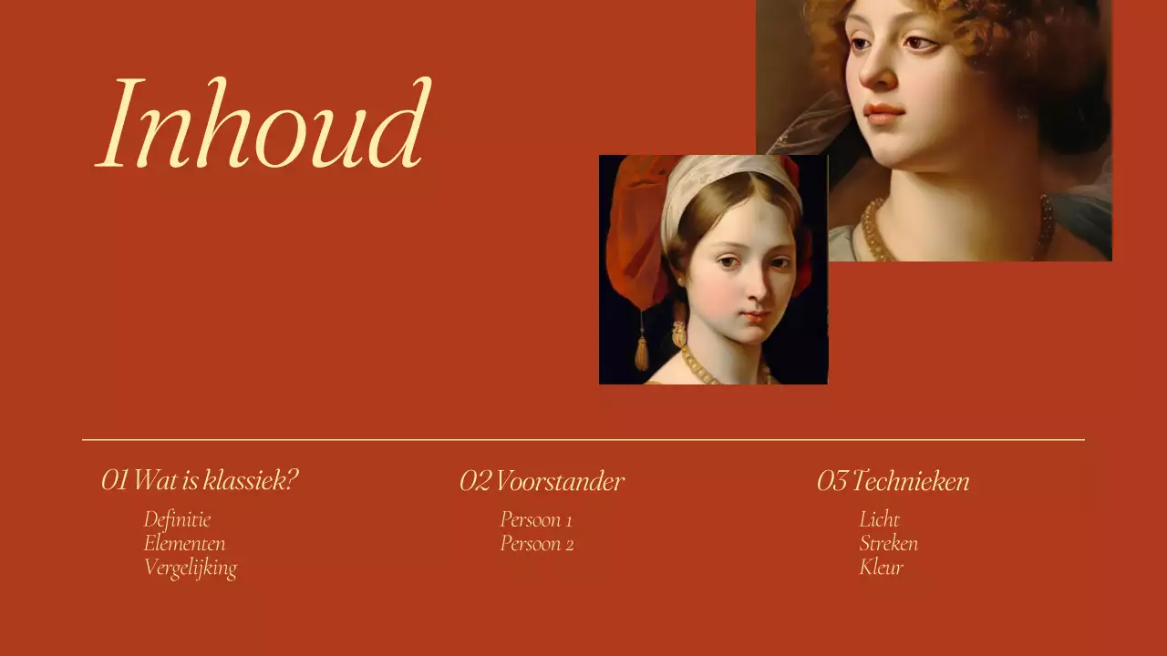 Zwart Renaissance Schilderijverslag