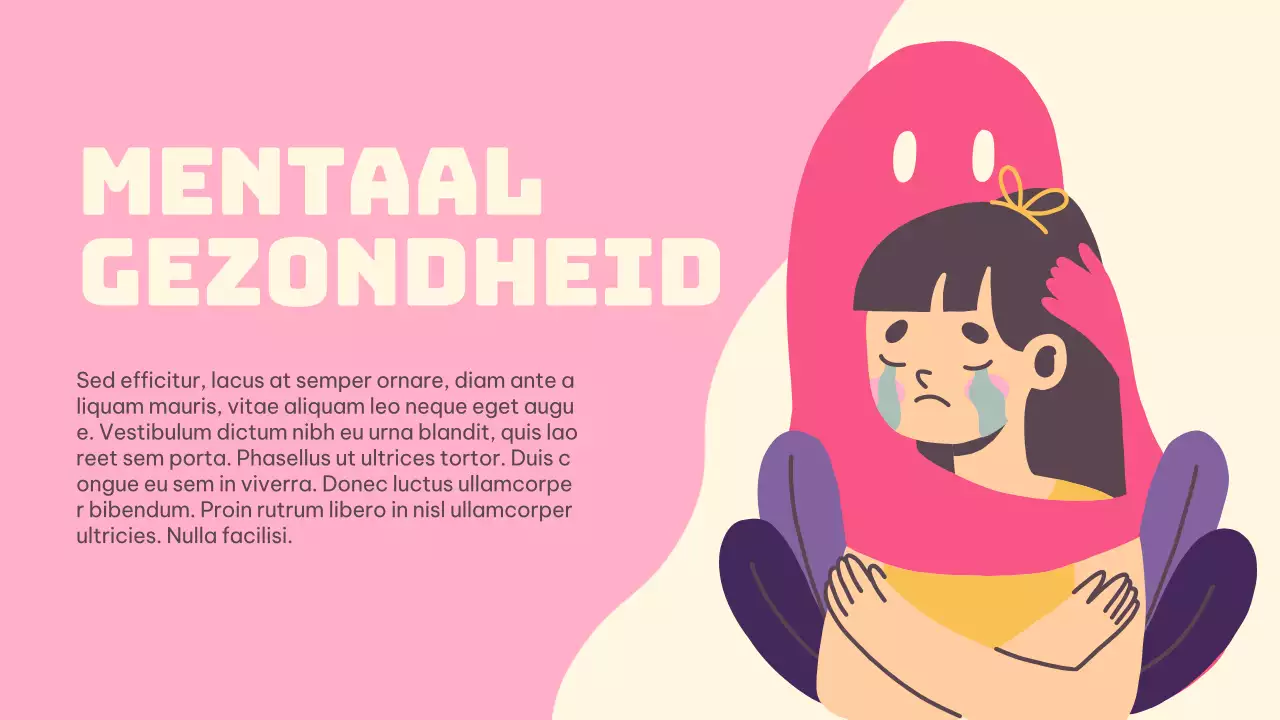 Roze Eenvoudige Gids voor Geestelijke Gezondheid