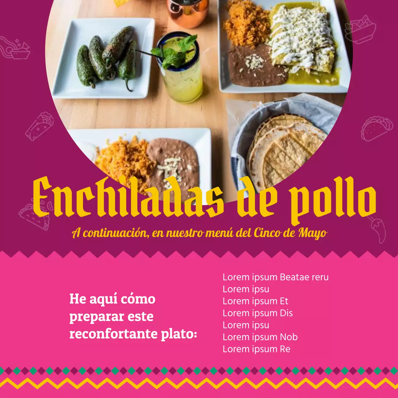 Yellow Traditional Cinco de Mayo Recipe