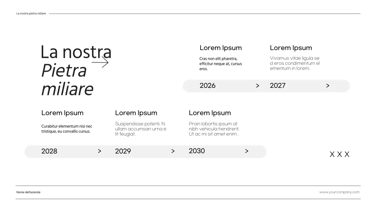 Nero bianco minimalista Business Chi siamo