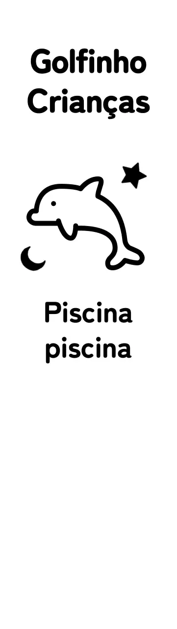 Design giro com ilustrações de golfinhos
