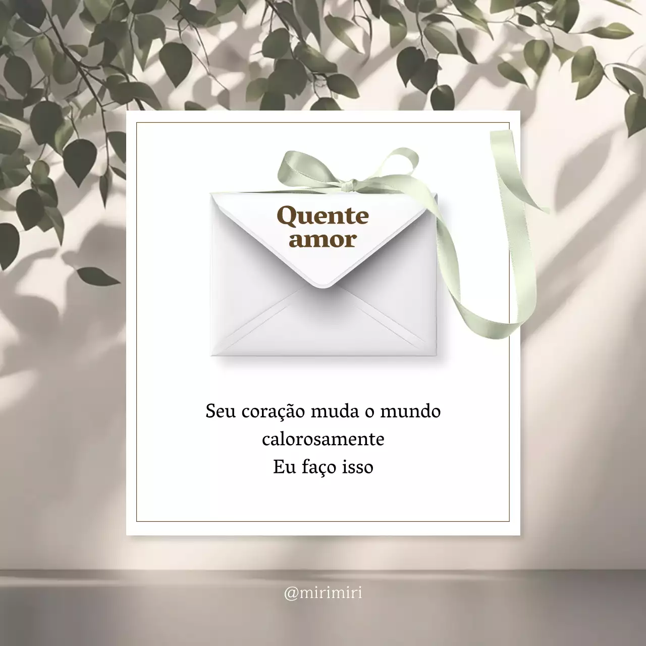 Carta simples e emotiva em bege e branco para promover confissões