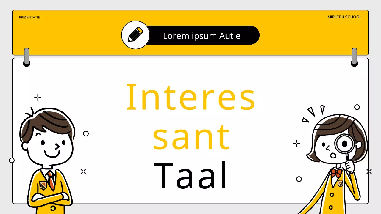 Een eenvoudig geel en zwart essay schrijven school prospectus