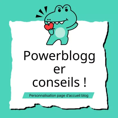 Vignette de blog simple en menthe et noir