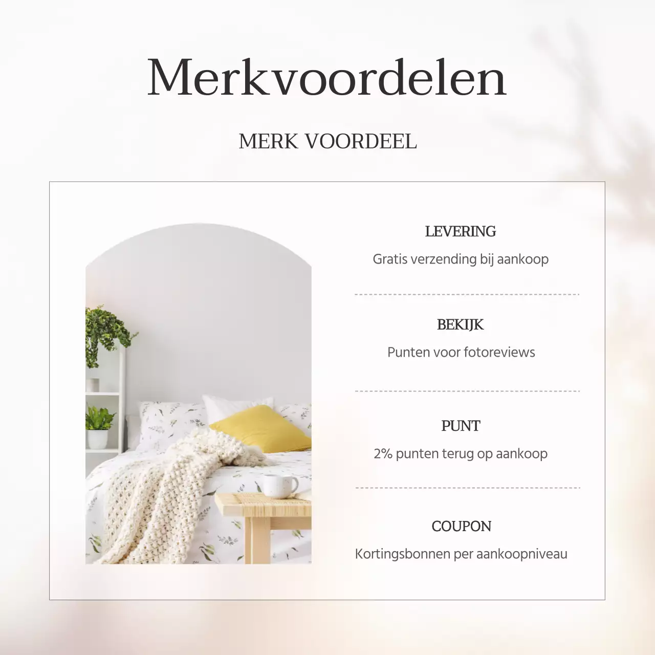 Eenvoudige meubels en interieurs in ivoor promoten