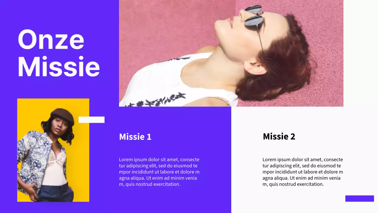 Purple Bold Bedrijf Introductie