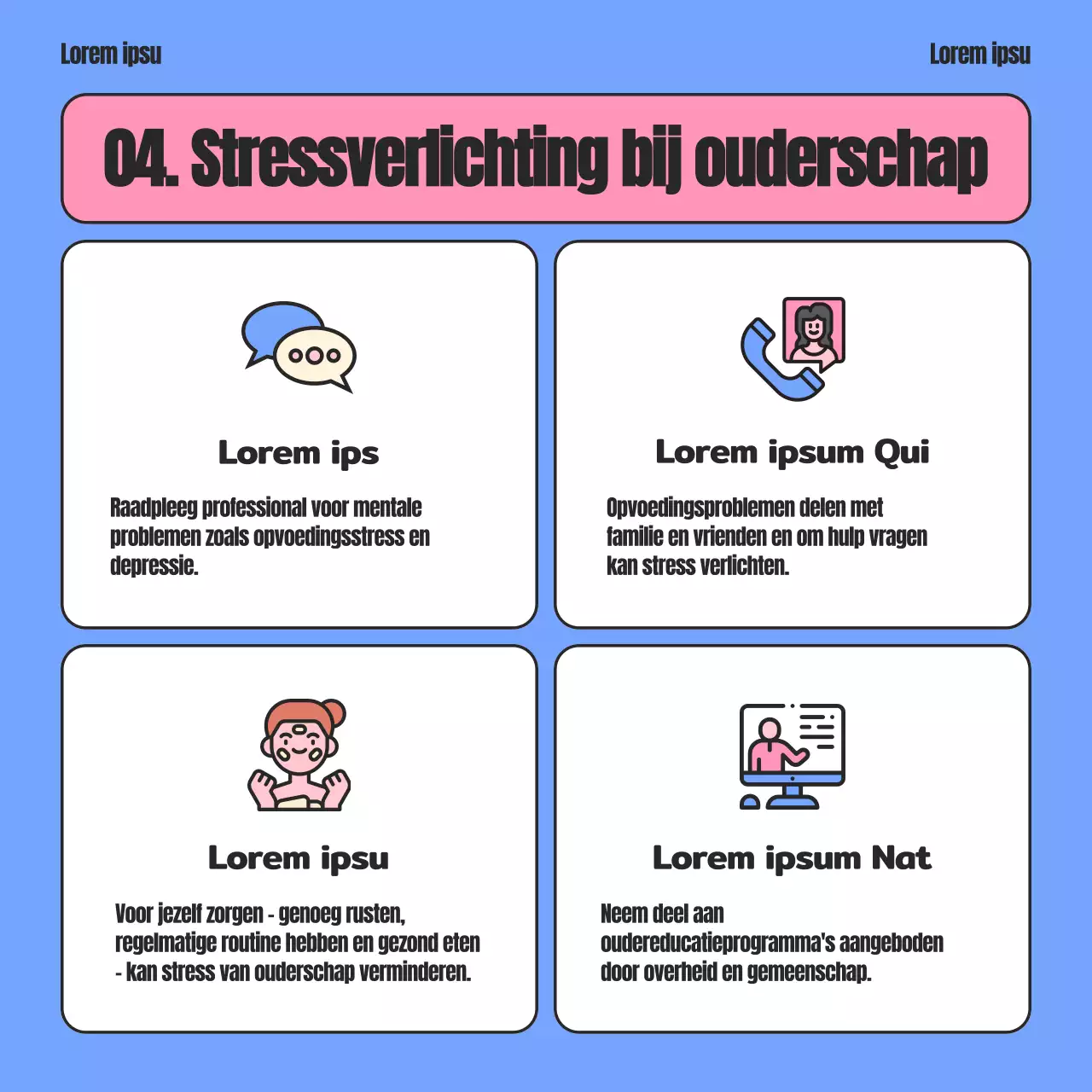 Over het Roze en Blauwe Familie Communicatiegesprek