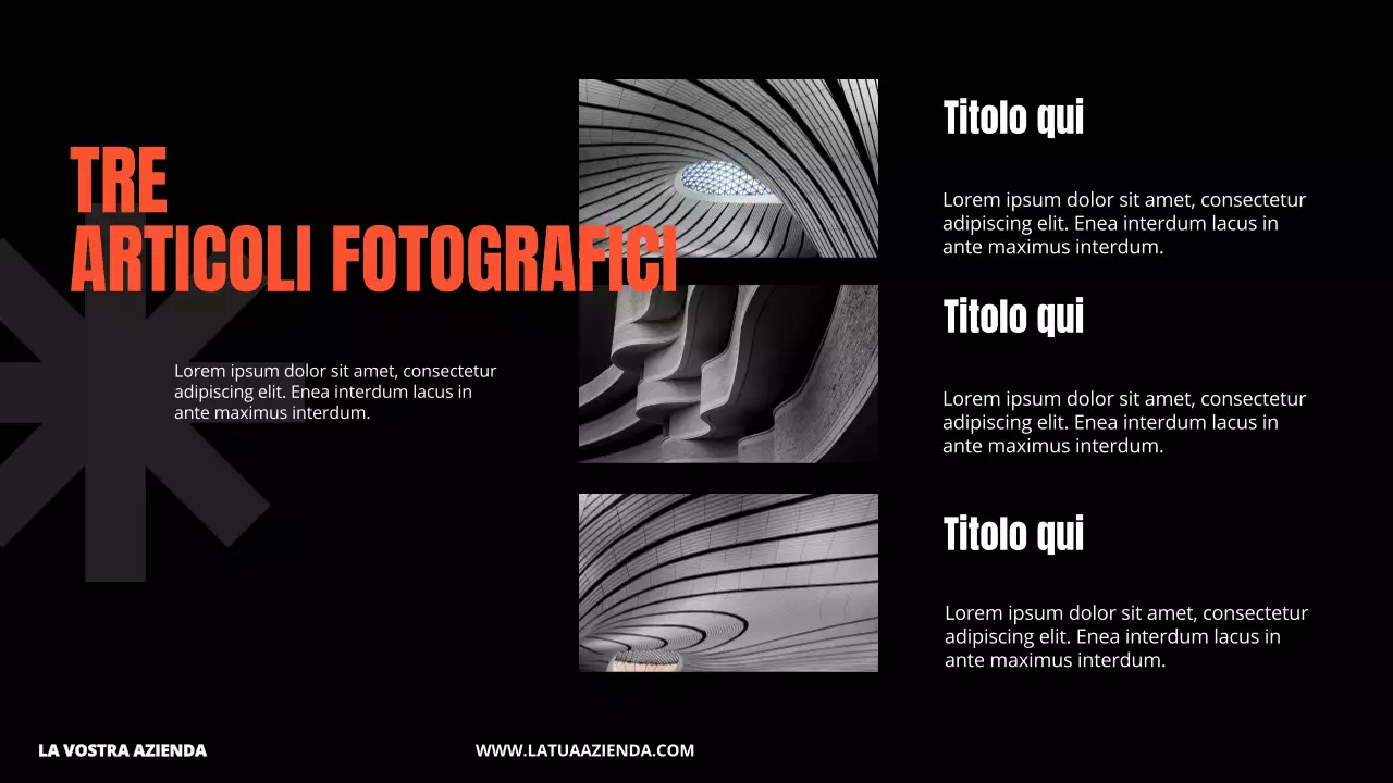 Orange Bold Business Introduzione dell'azienda