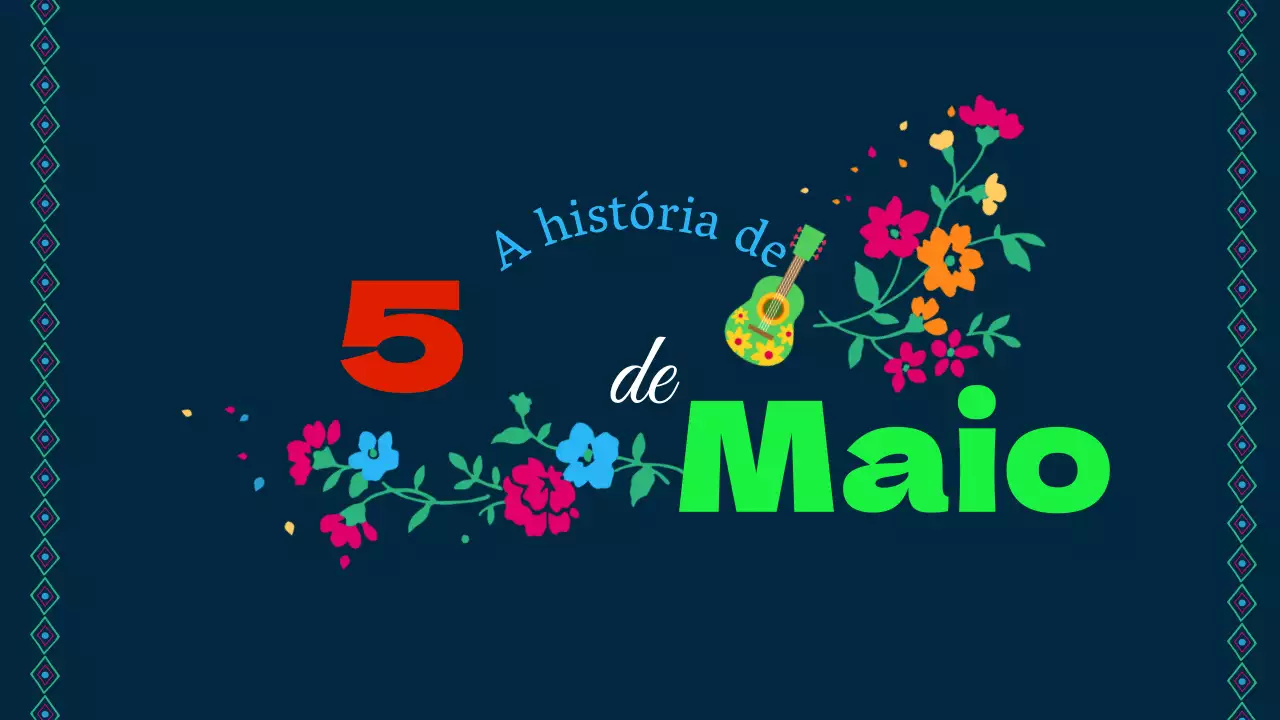 Materiais de estudo da história do Cinco de Mayo da Marinha
