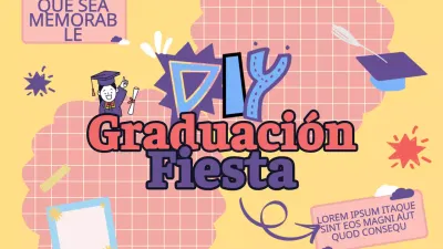 Vídeo de una fiesta de graduación moderna en amarillo