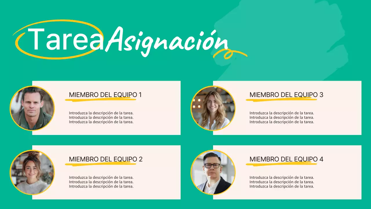 Informe de las notas de la reunión del equipo de marketing de las tendencias verde y amarilla