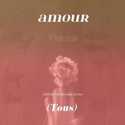 Promouvoir le Mois de la famille en jaune et rose