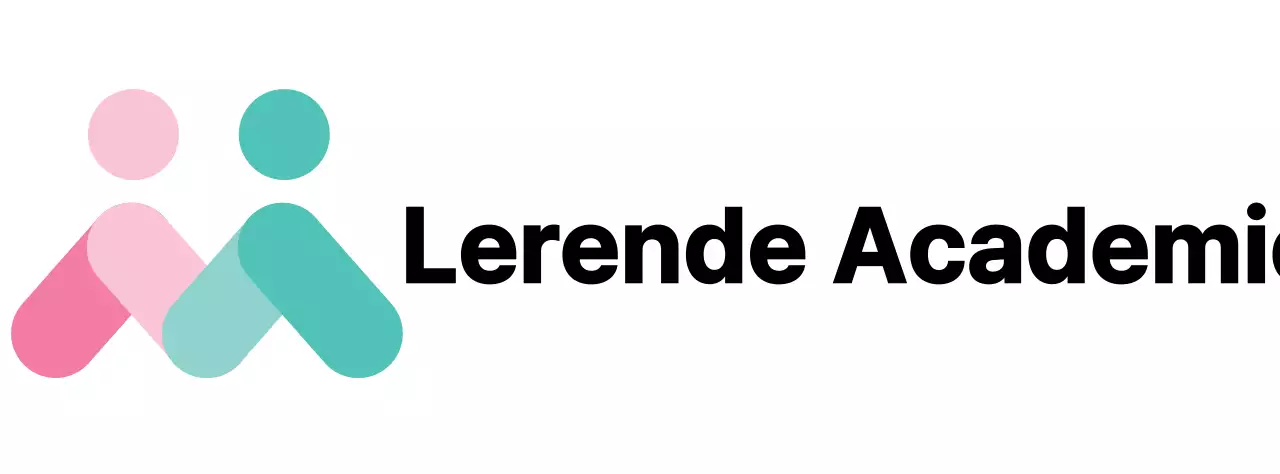 Schoolontwerp met een logo in de vorm van een mens