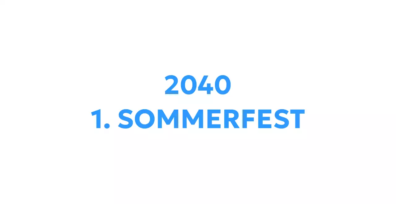 Ein luftiges Sommerfest mit Palmenillustrationen