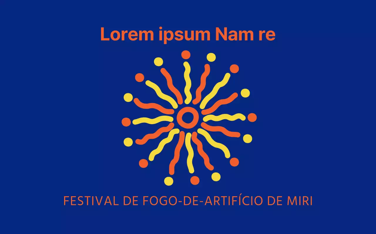 Um festival emocionante com fogos de artifício que explodem com estrondo