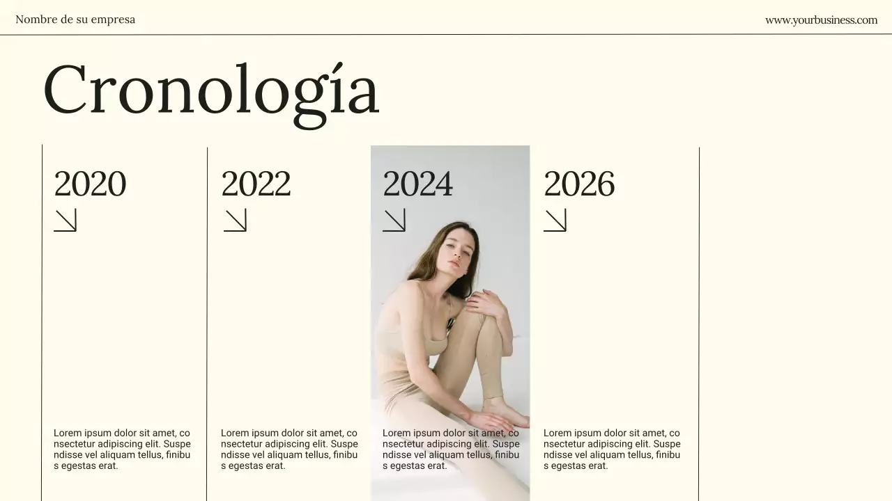 Presentación de la empresa Beige Minimal Business