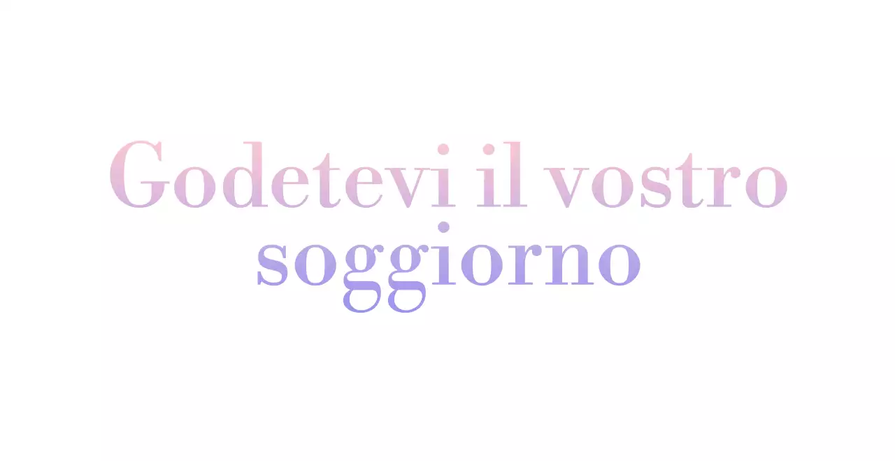 Un'agenzia di viaggi dall'aspetto elegante con testo serif sfumato