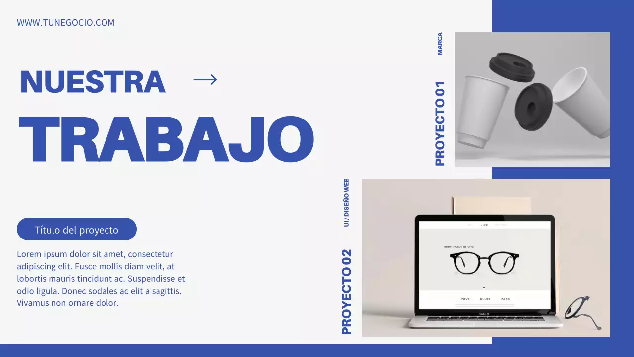 Presentación de la empresa Blue Minimal Business