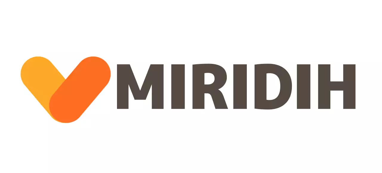 Logotipo de centro de bienestar con lema de interés vecinal y logotipo de símbolos amarillo y naranja