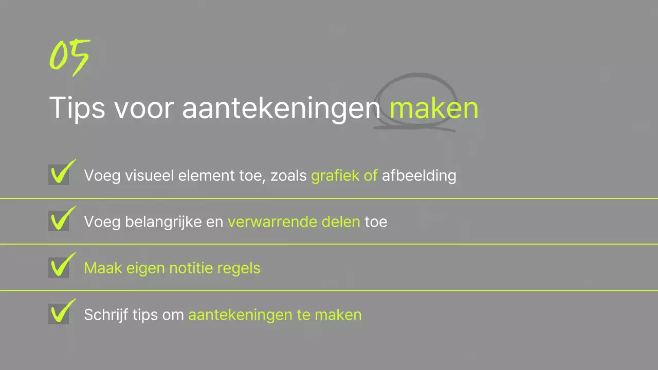 Eenvoudige handschrifthandleiding in grijs en fluorescerende kleuren