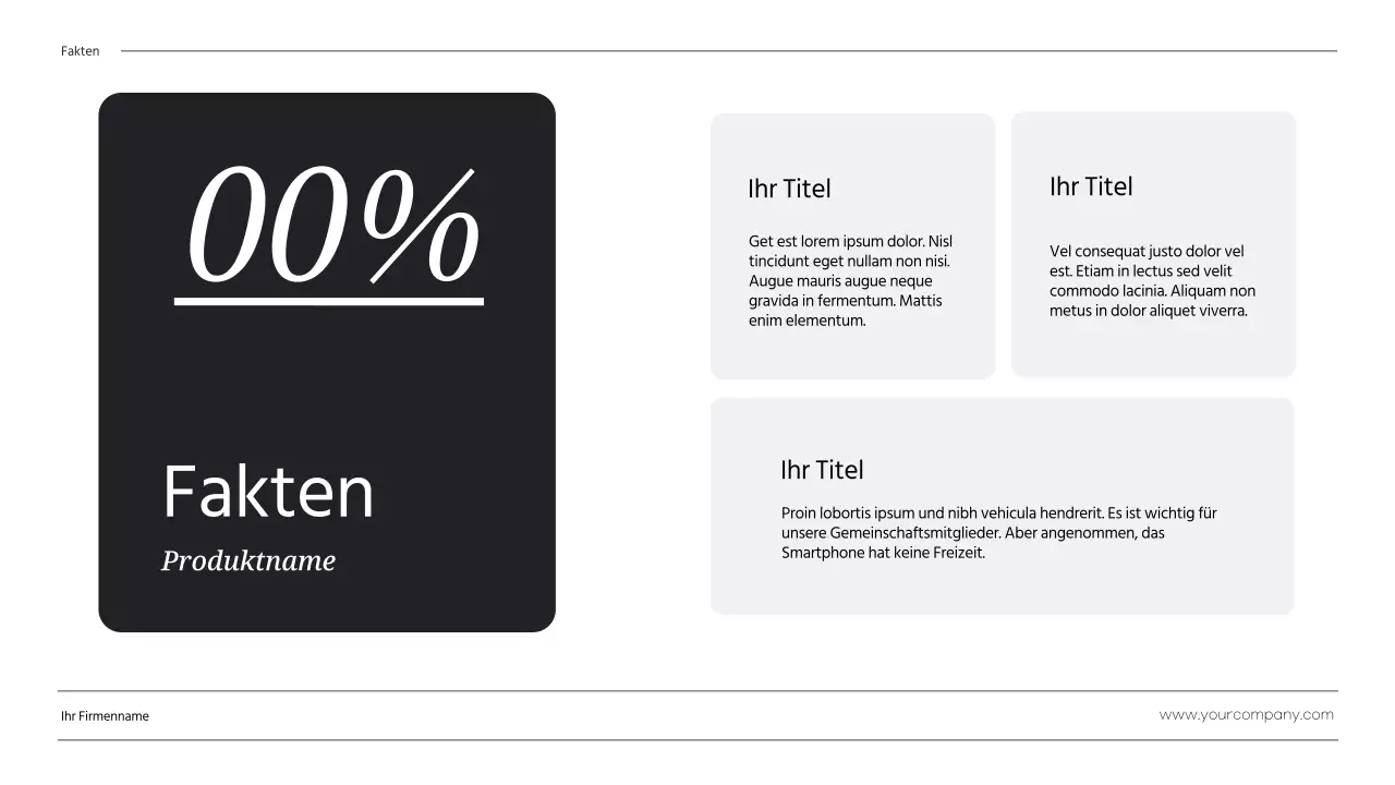 Schwarz Weiß Minimalistisch Business Über uns
