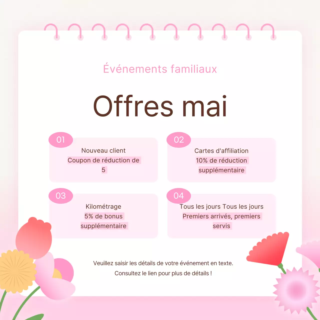 Promouvoir le Mois de la maison moderne sur les réseaux sociaux en rose et en rouge