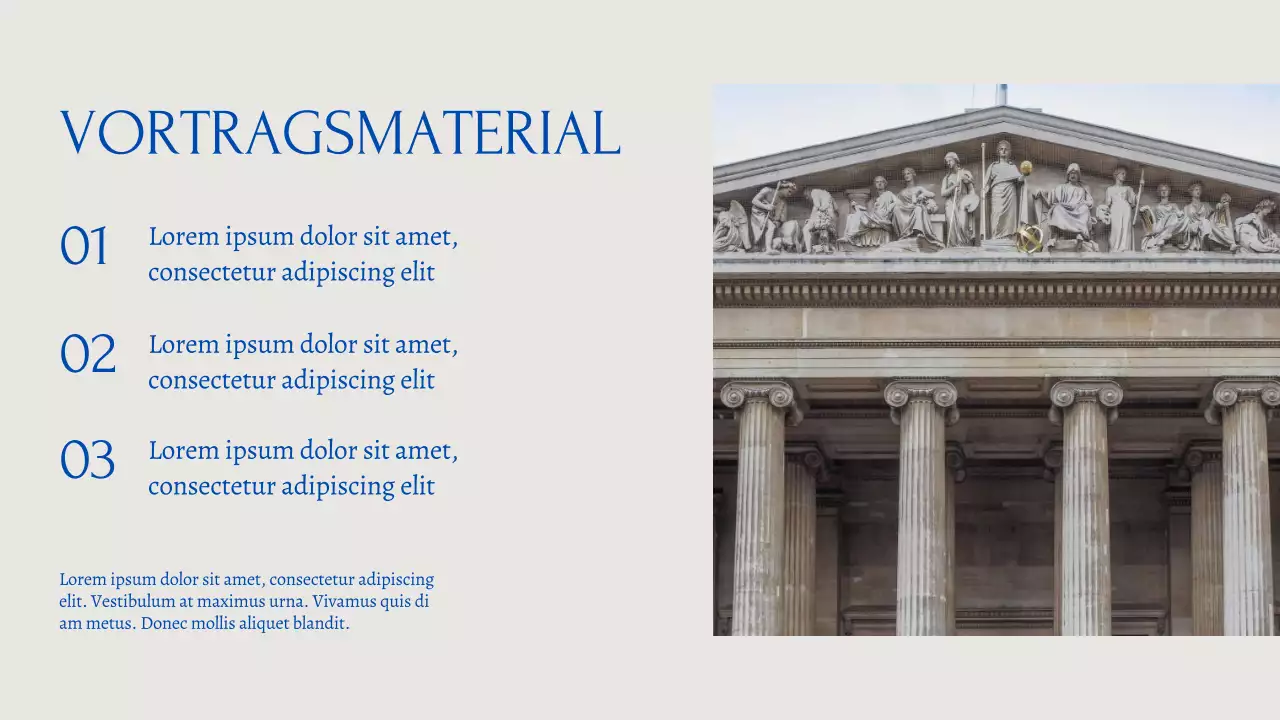 Grau und Blau Elegantes Kunst-Vortragsmaterial