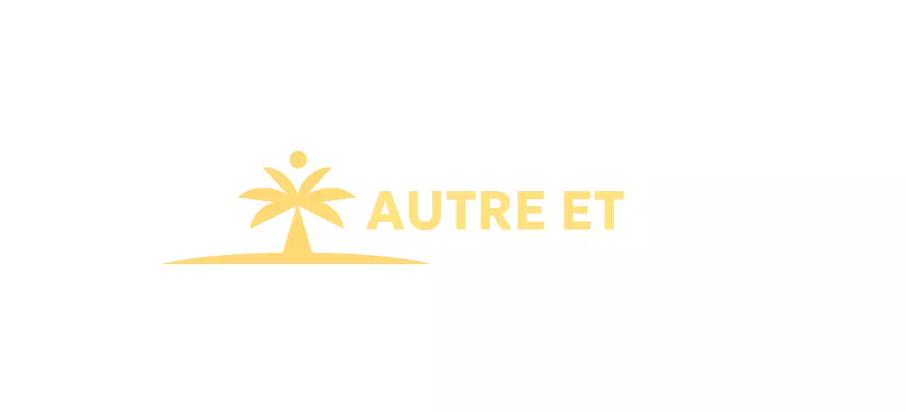 Conception de papier à lettres représentant une île avec des palmiers