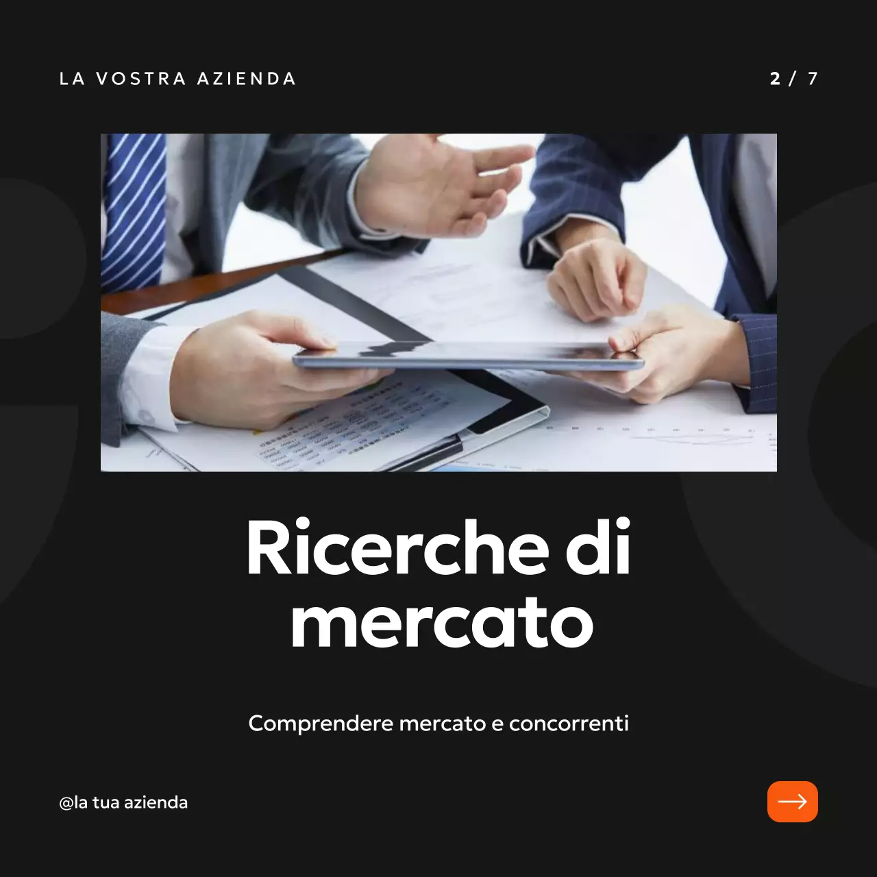 Nero Arancione e Viola Semplice strategia di pianificazione aziendale