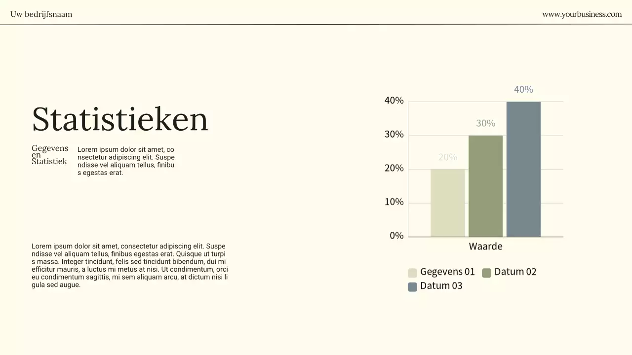 Beige Minimal Business Bedrijfsintroductie