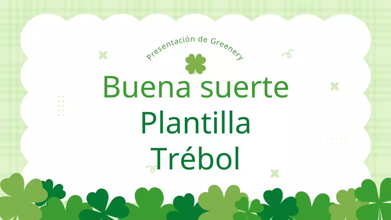 Bonita propuesta de fondo de trébol de cuatro hojas con vegetación y hojas de loto