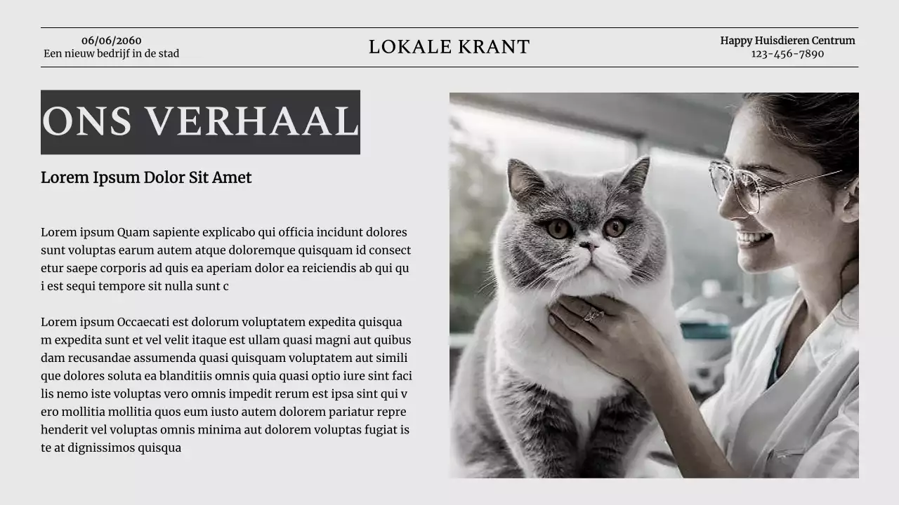 Introductie van Grey Classic Pet Business