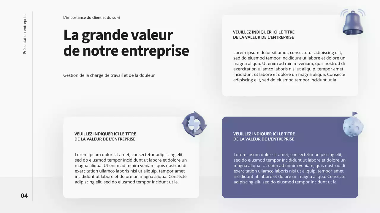 Purple Blue Modern Business Introduction de l'entreprise