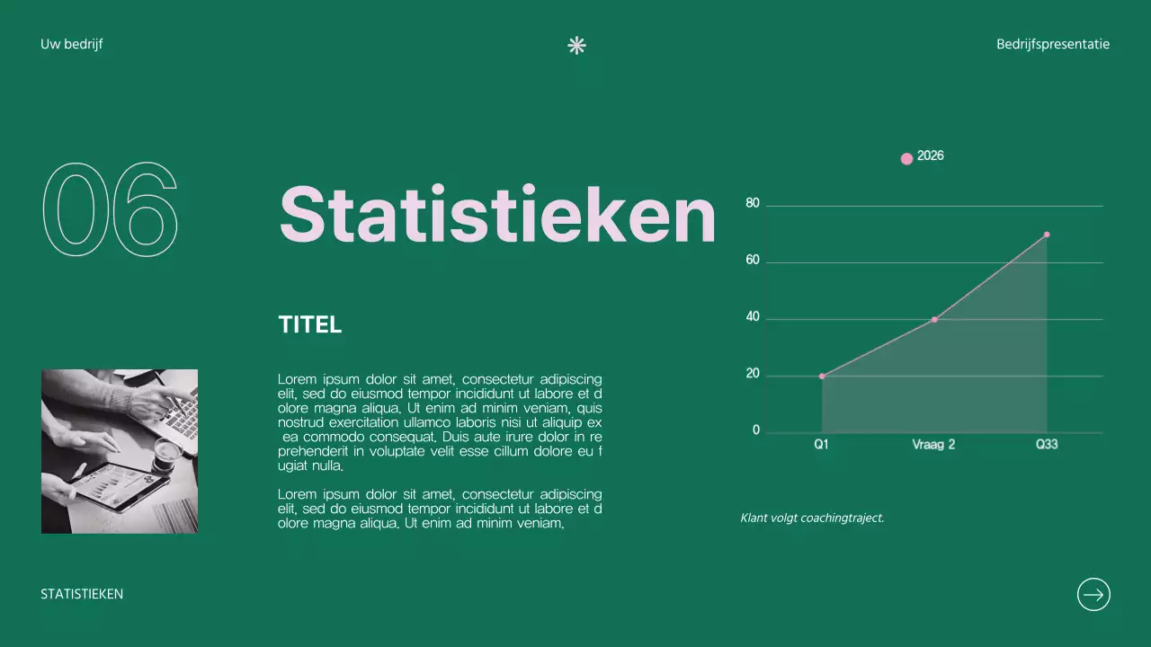 Soft Pink Clean Bedrijfsintroductie