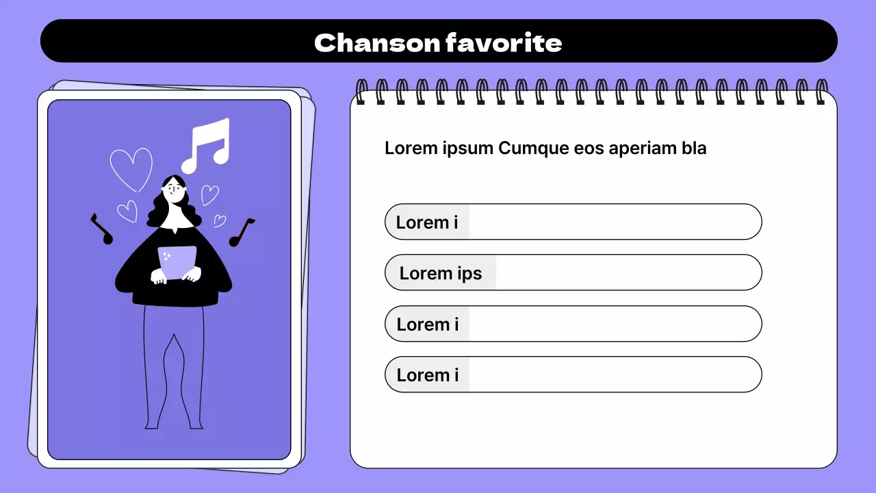 Planificateur de cartes de questions mauve pop-art